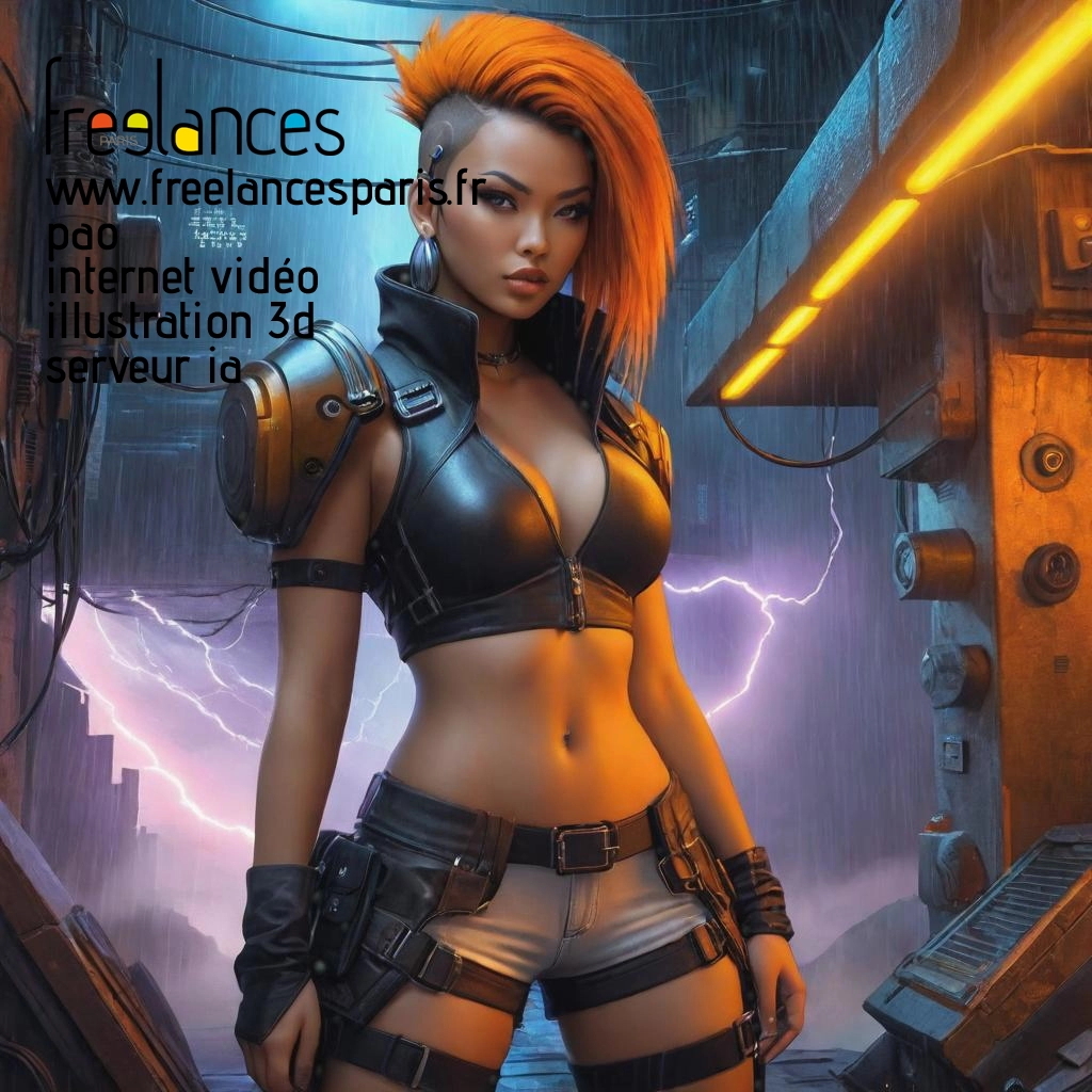 Pao mise en page internet vidéo illustration 3d serveur IA générative AI freelance paris studio de création magazines p5scbj60